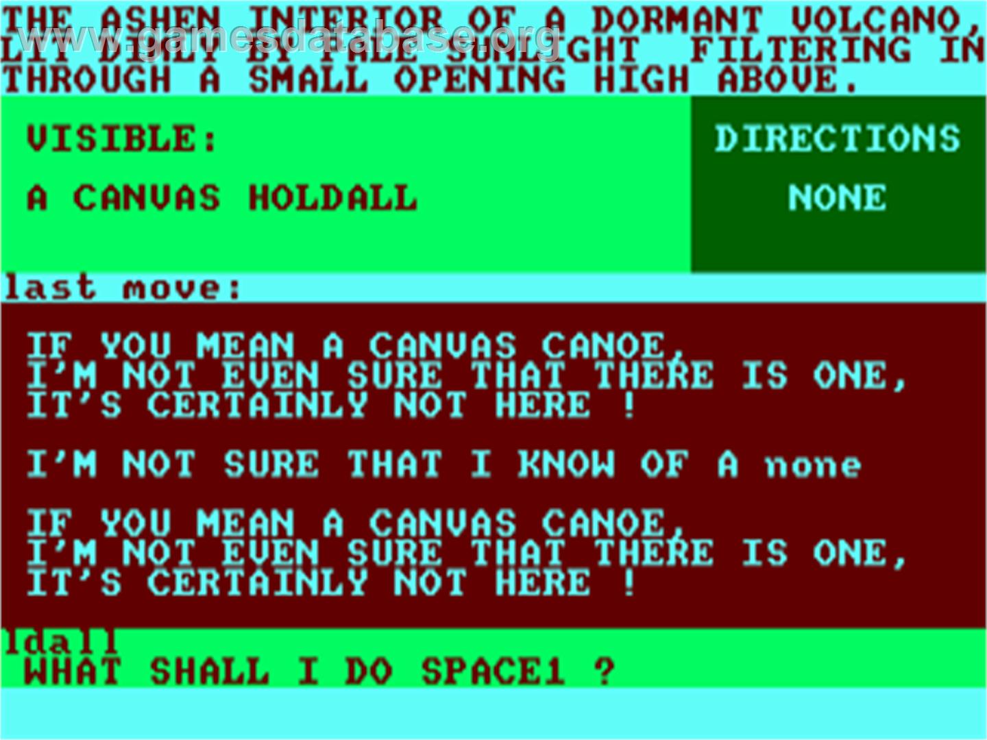 Angelique - A Grief Encounter - Amstrad CPC - Artwork - In Game