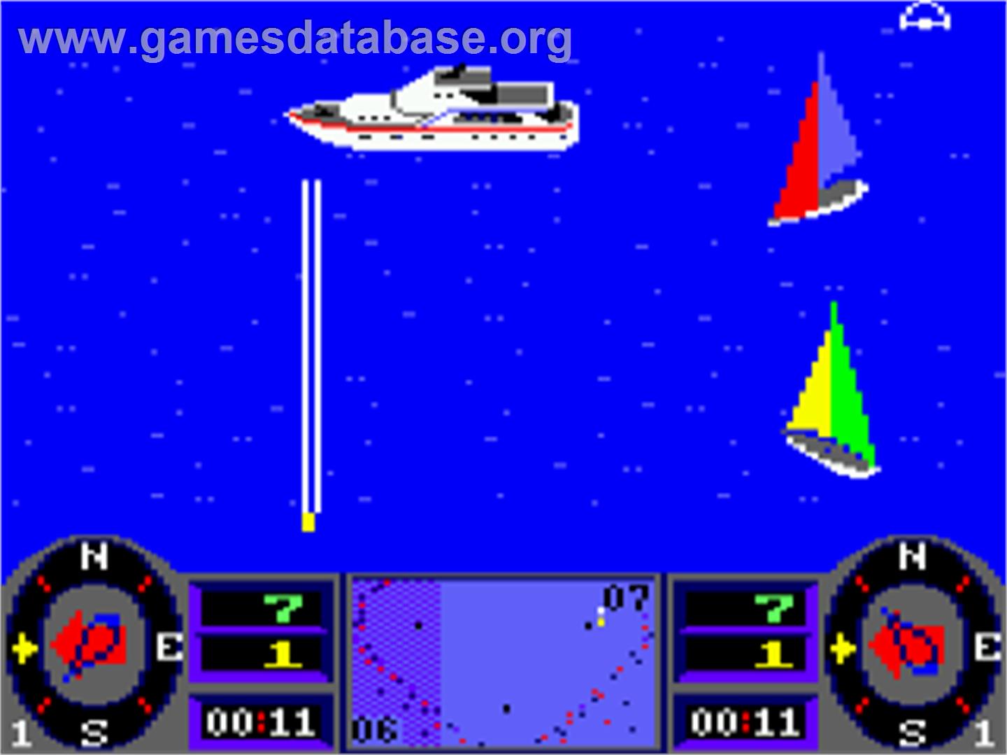Arnie's America's Cup Challenge - Amstrad CPC - Artwork - In Game