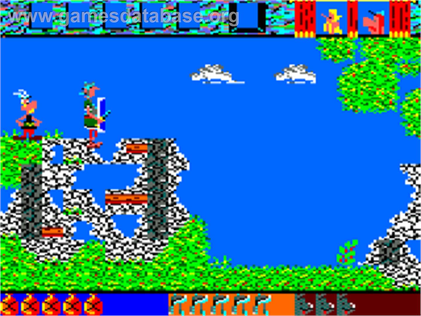 Asterix and the Magic Cauldron - Amstrad CPC - Artwork - In Game