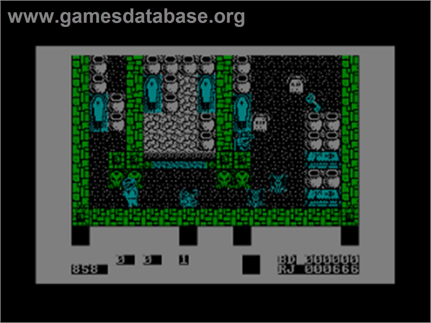 Astonishing Adventures Of Mr. Weems And The She Vampires, The - Amstrad CPC - Artwork - In Game