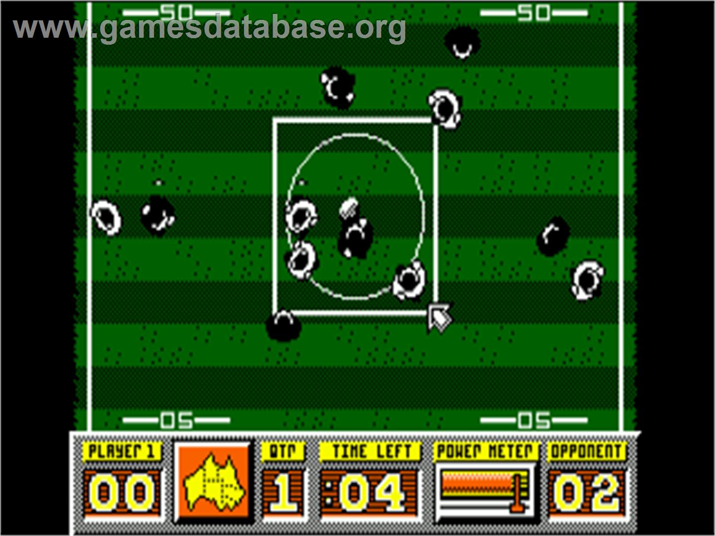 Australian Rules Football - Amstrad CPC - Artwork - In Game