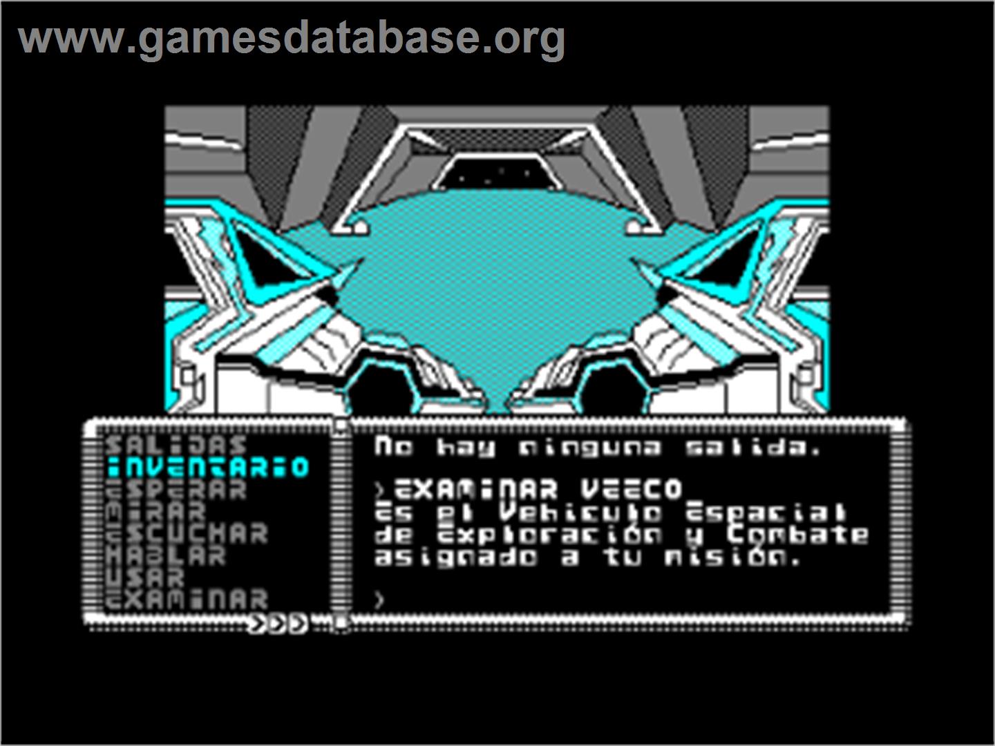 Aventura Espacial, La - Amstrad CPC - Artwork - In Game