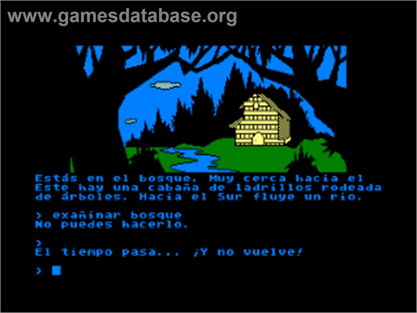 Aventura Original, La - Amstrad CPC - Artwork - In Game