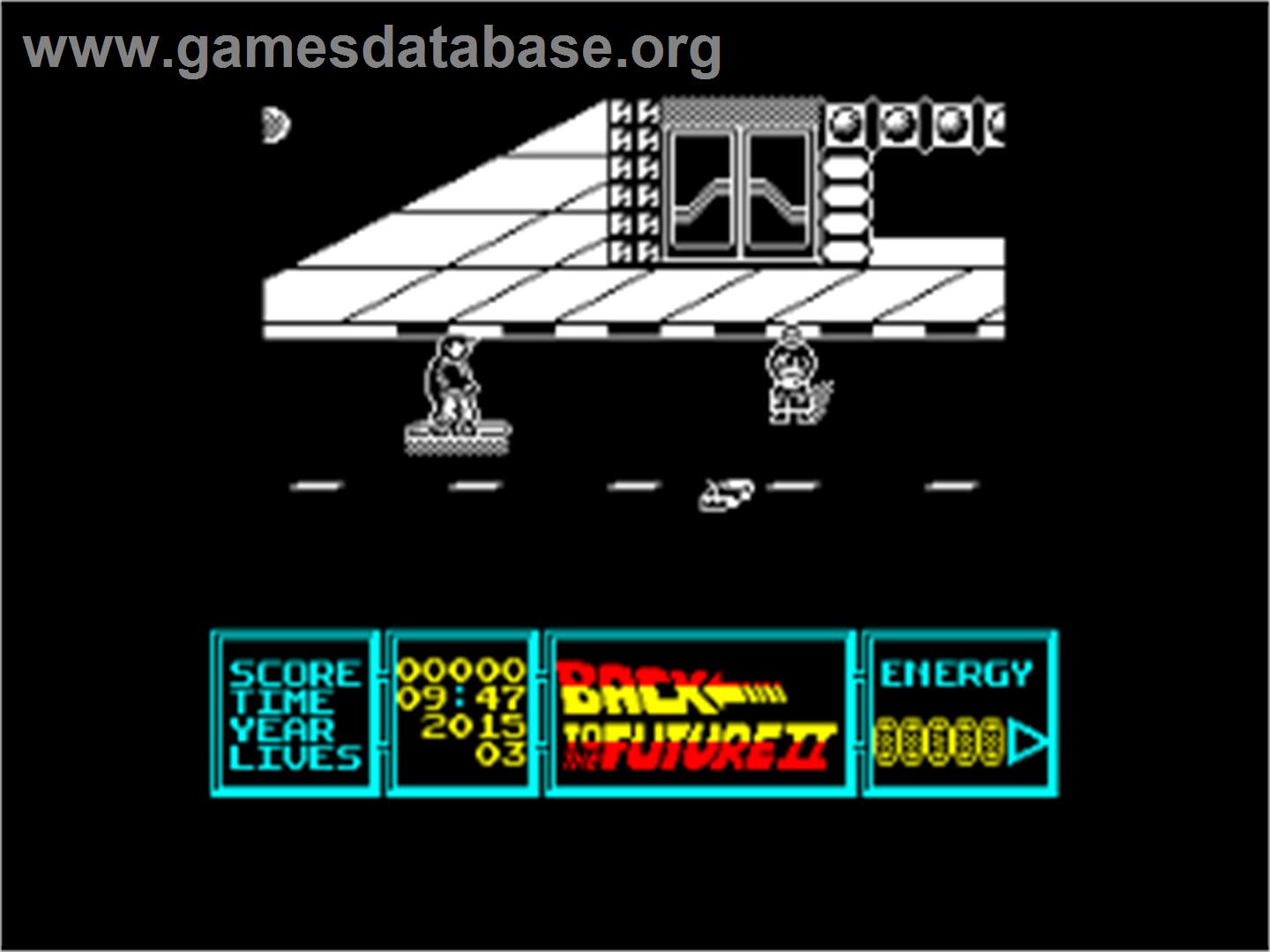 Back To The Future Part 2 - Amstrad CPC - Artwork - In Game