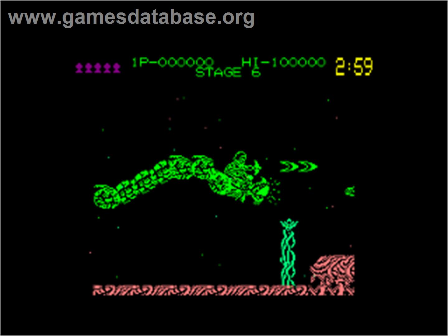Bad Dudes Vs Dragon Ninja - Amstrad CPC - Artwork - In Game