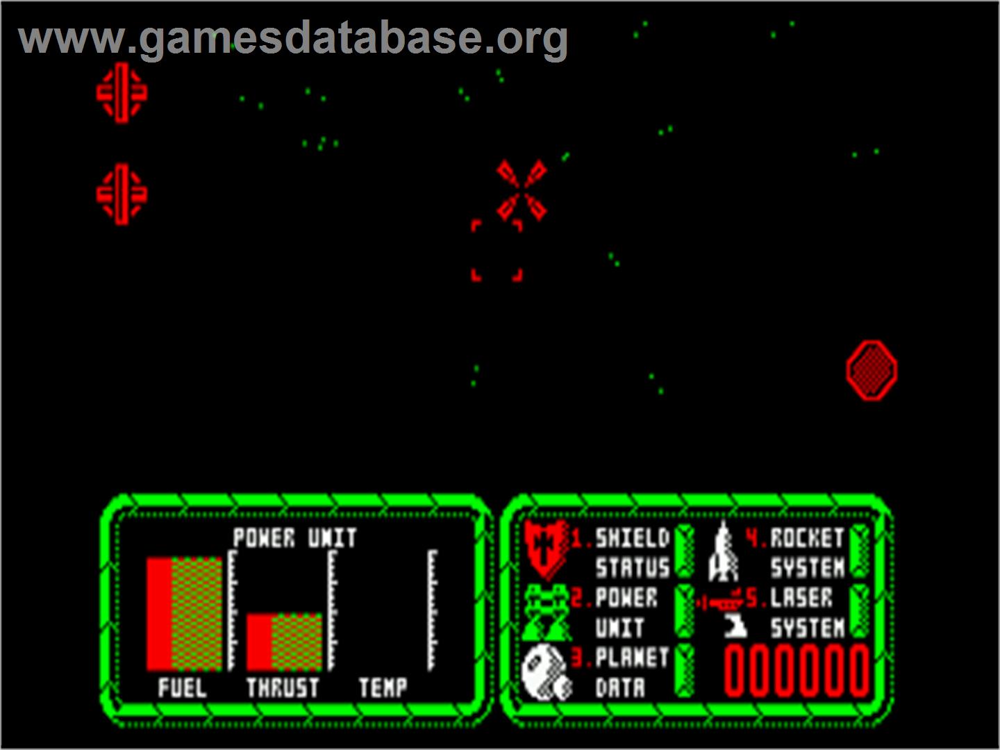 Battle Of The Planets - Amstrad CPC - Artwork - In Game