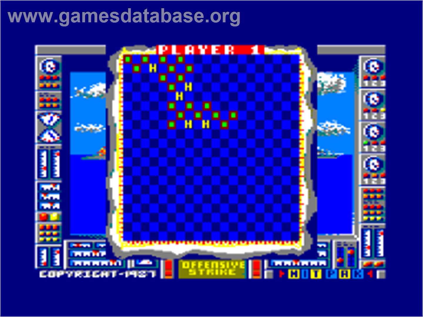 Battle Ships - Amstrad CPC - Artwork - In Game