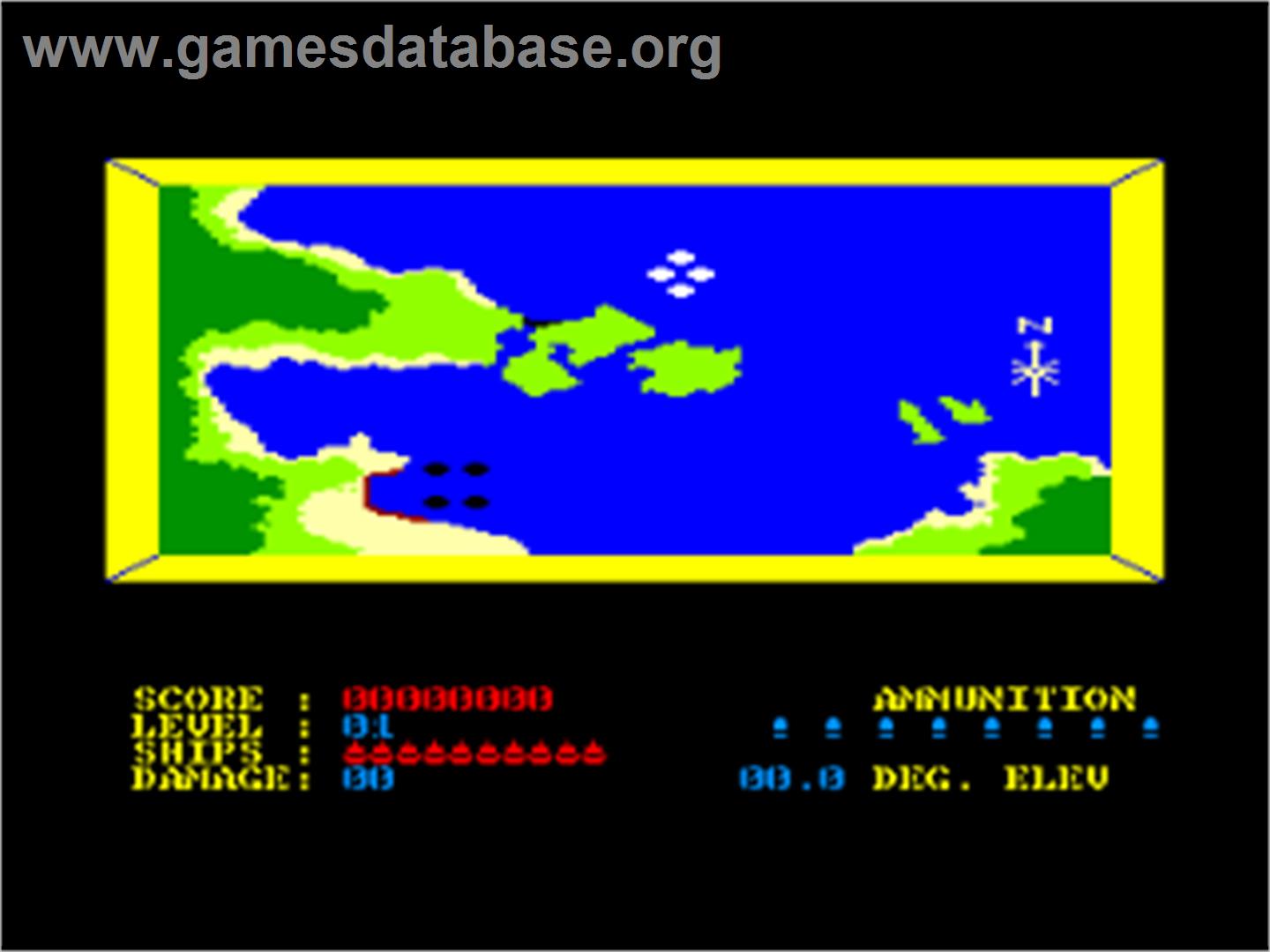 Beach Head - Amstrad CPC - Artwork - In Game