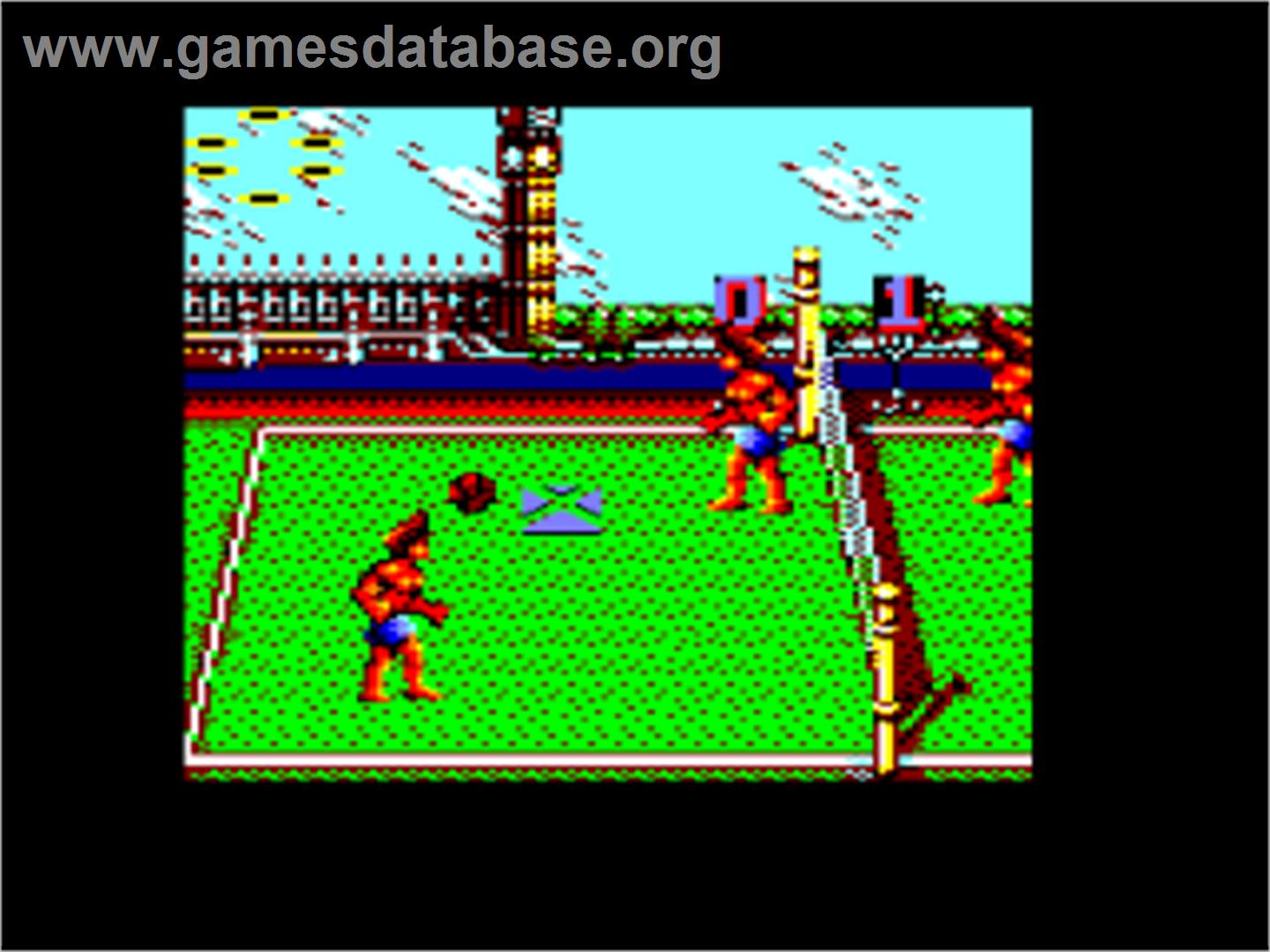 Beach Volley - Amstrad CPC - Artwork - In Game