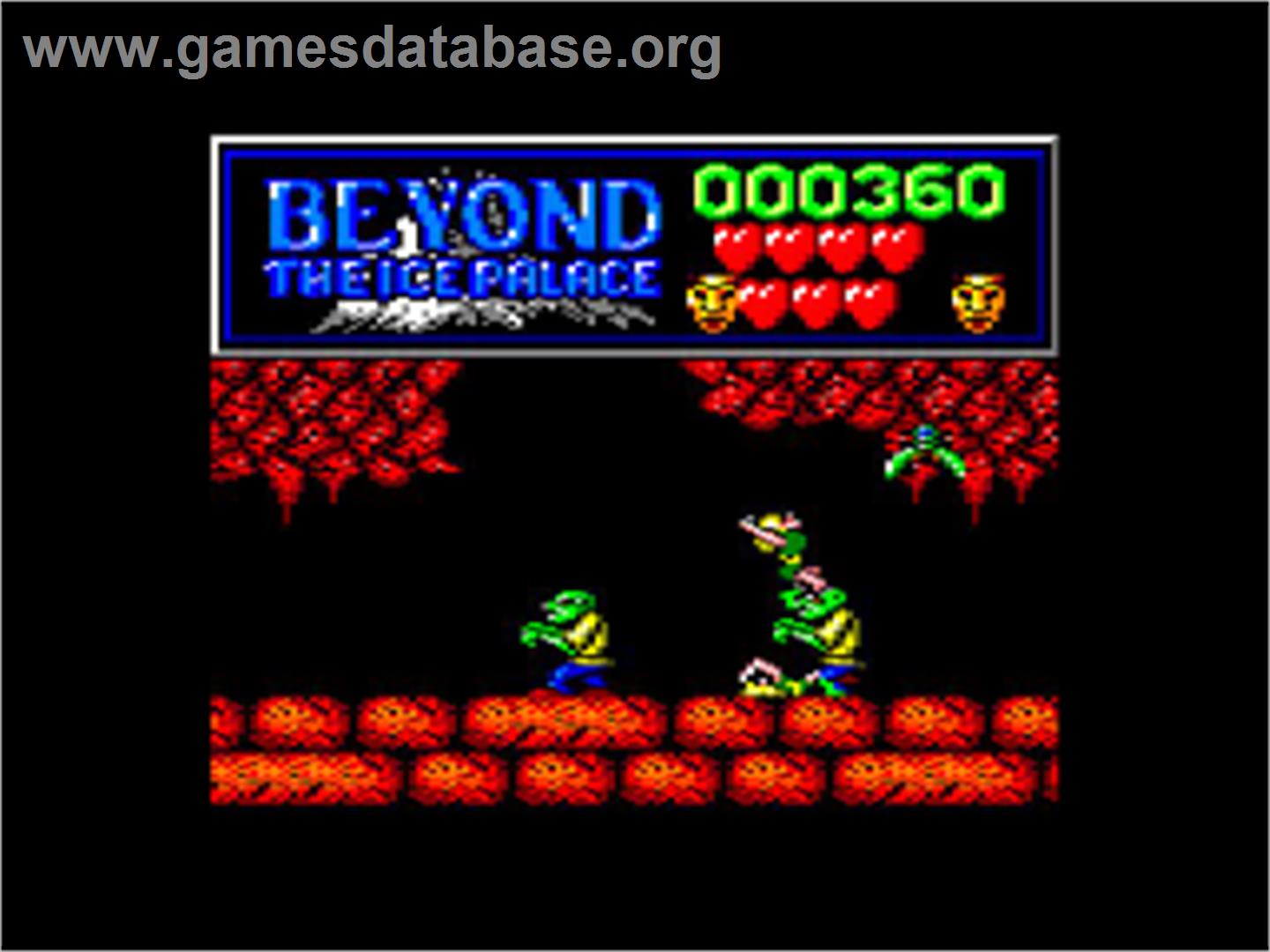 Beyond the Ice Palace - Amstrad CPC - Artwork - In Game