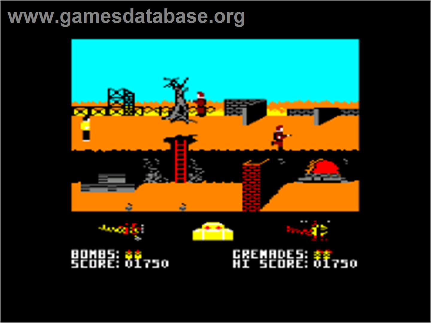 Biggles - Amstrad CPC - Artwork - In Game