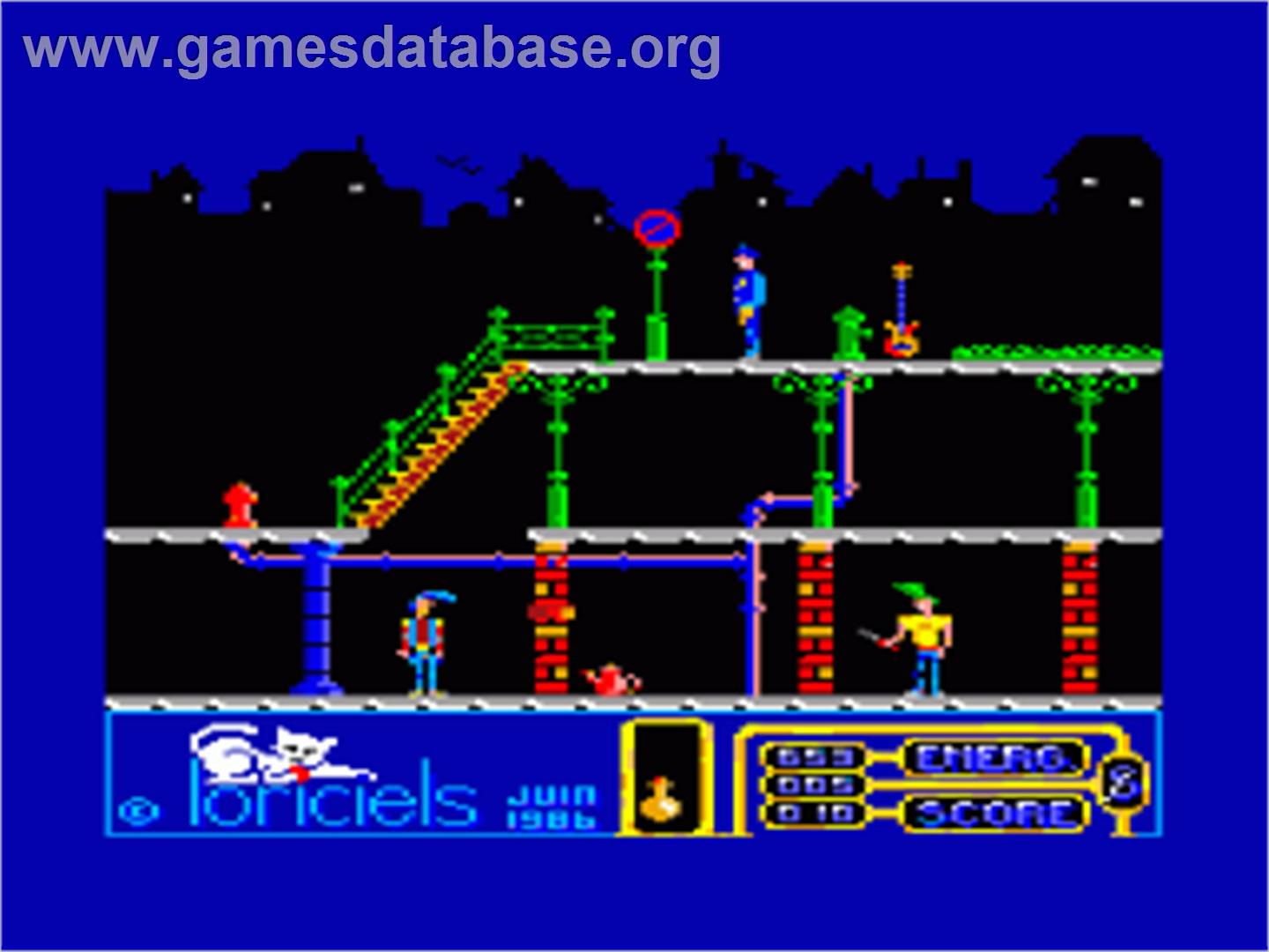 Billy la Banlieue - Amstrad CPC - Artwork - In Game
