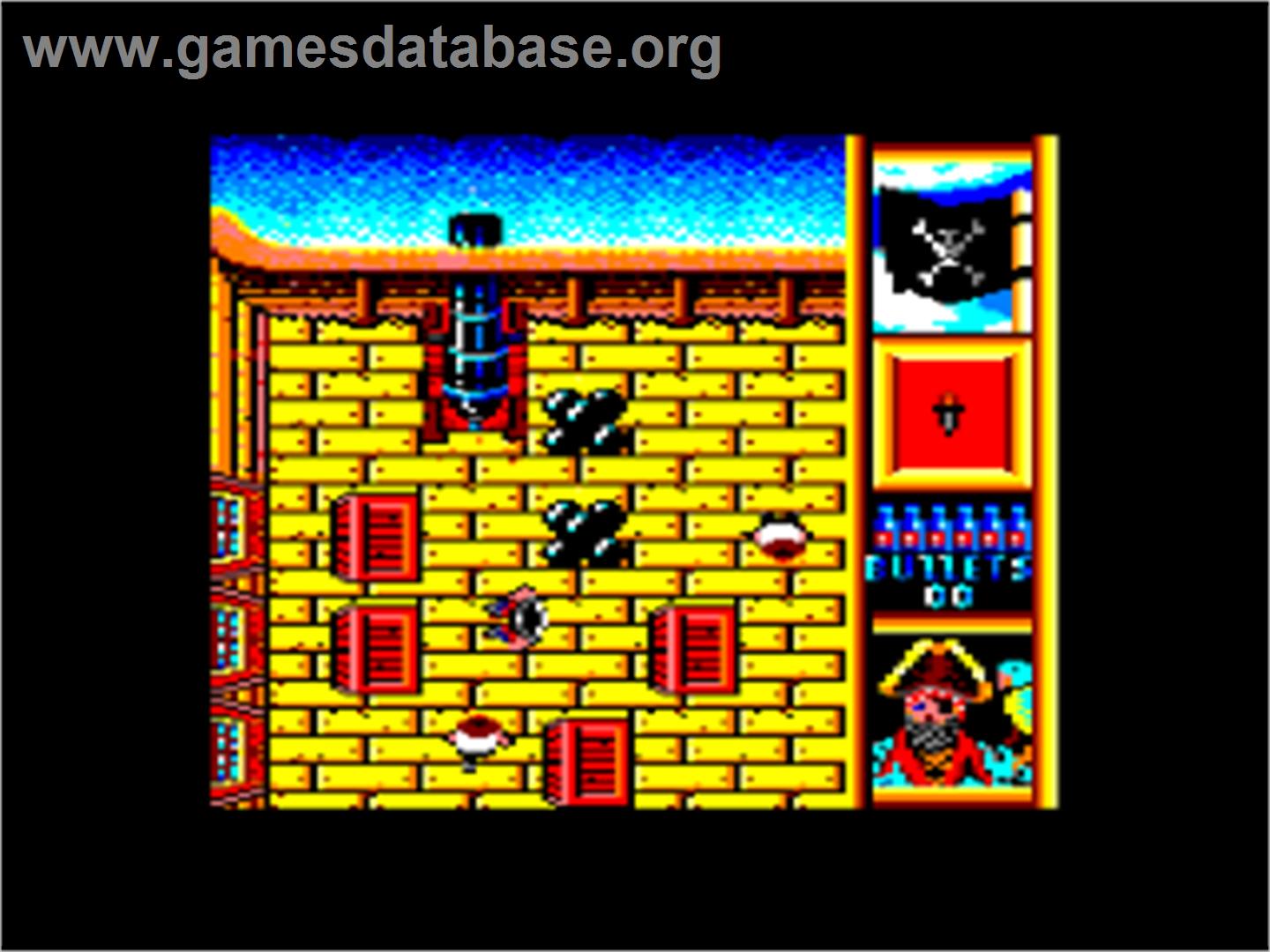 Black Beard - Amstrad CPC - Artwork - In Game