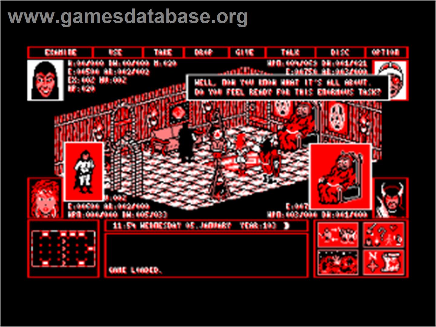 Black Land - Amstrad CPC - Artwork - In Game
