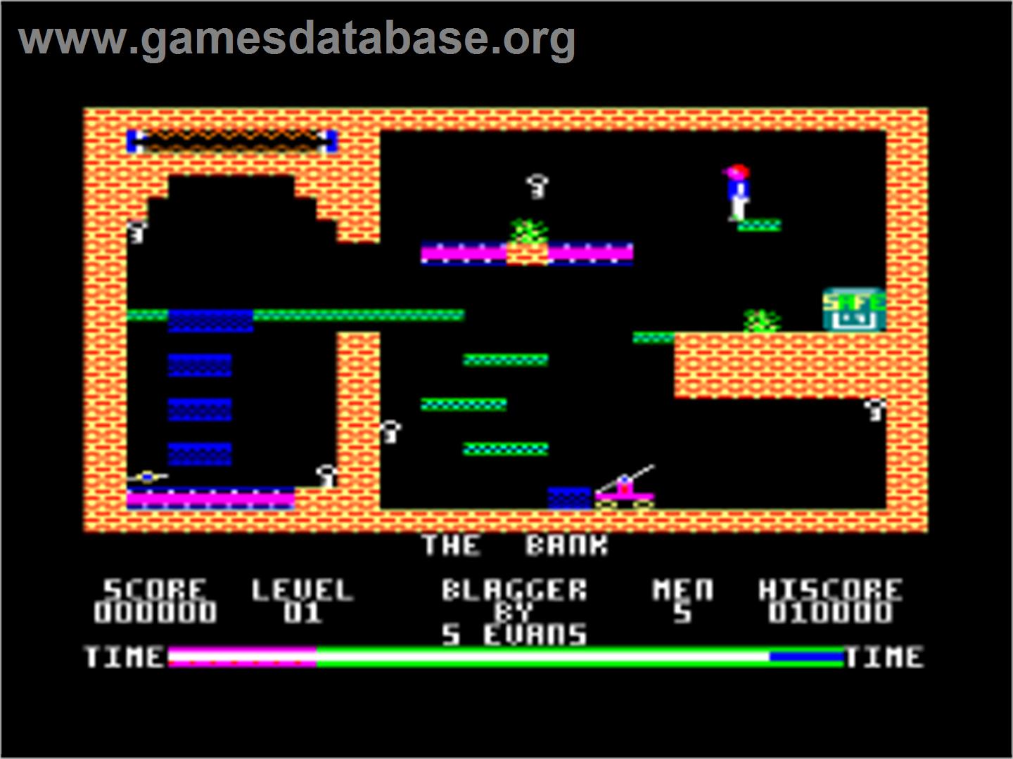 Blagger - Amstrad CPC - Artwork - In Game