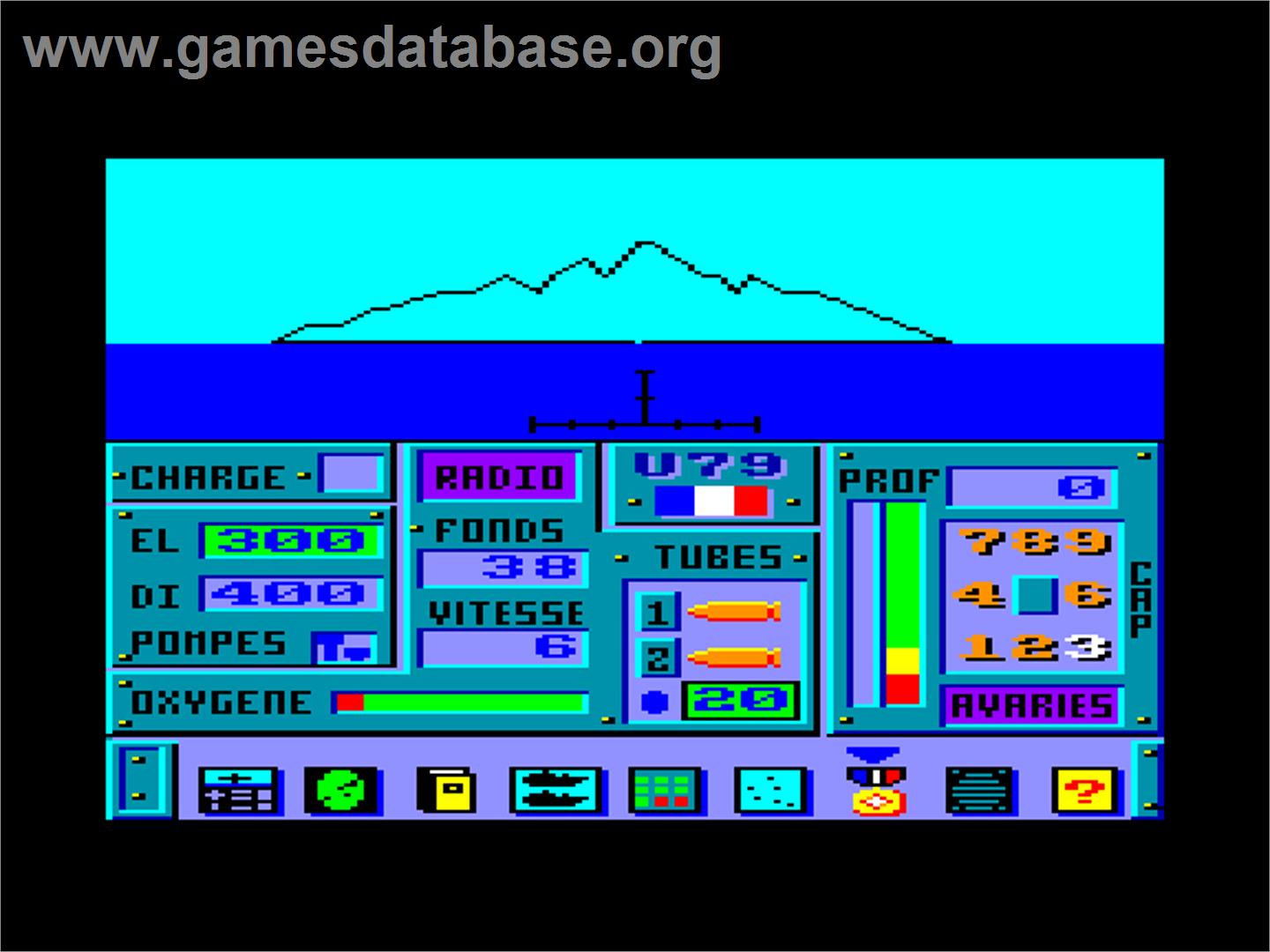 Blue War - Amstrad CPC - Artwork - In Game