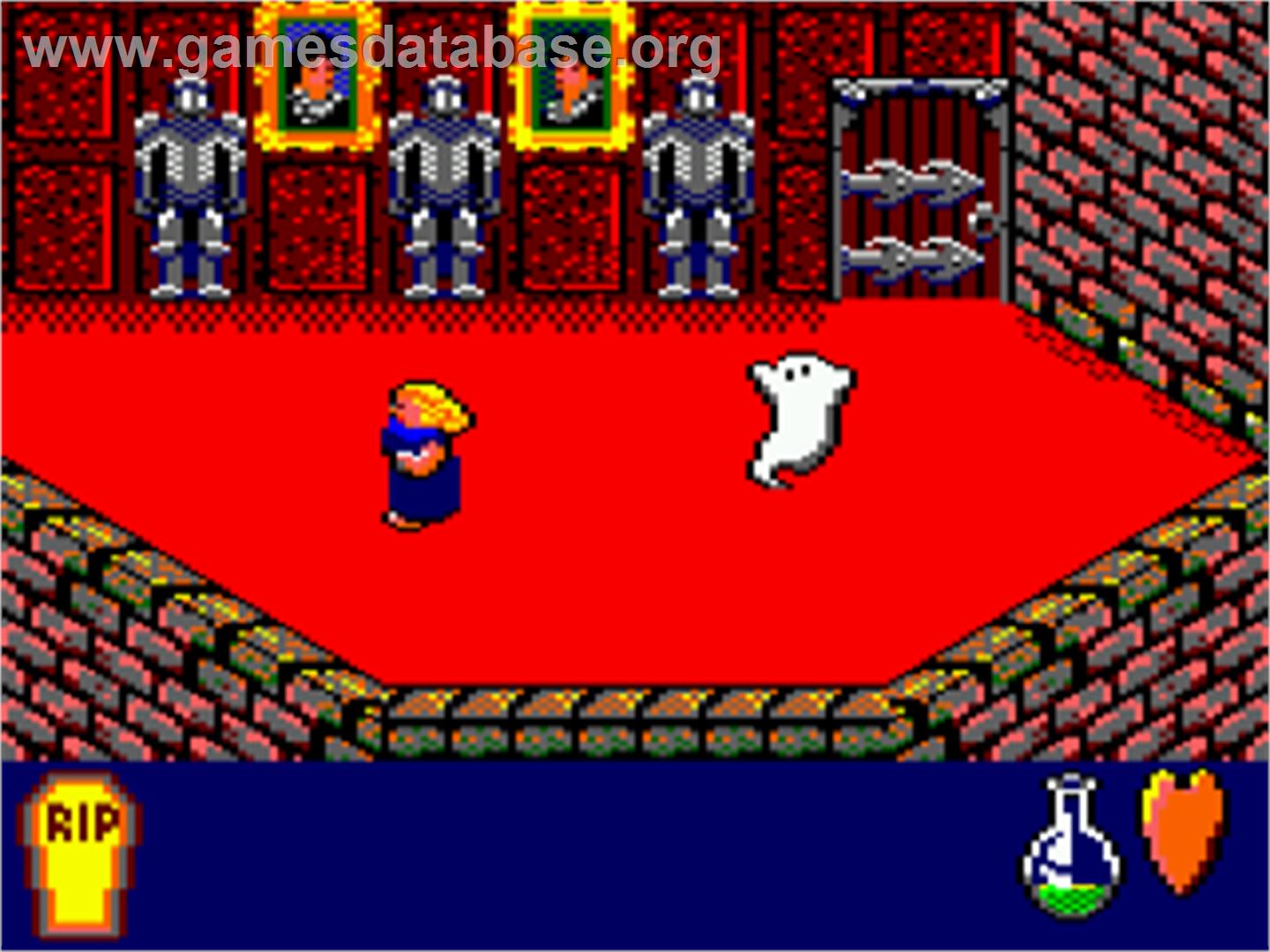 Bride Of Frankenstein - Amstrad CPC - Artwork - In Game
