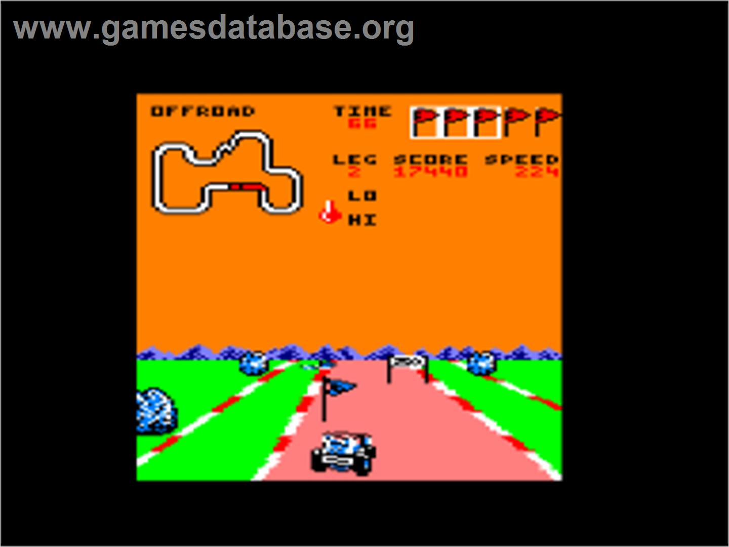 Buggy Boy - Amstrad CPC - Artwork - In Game