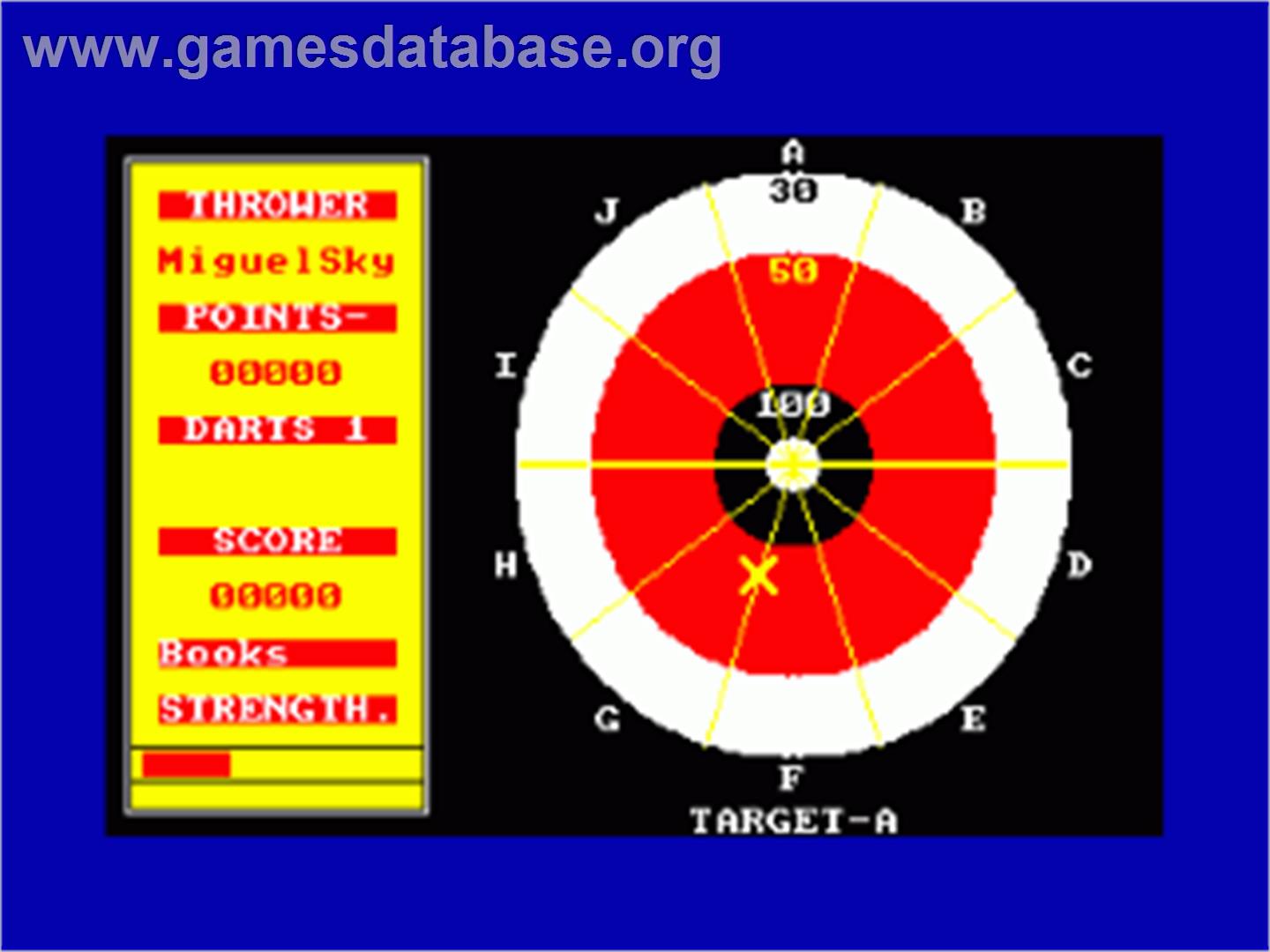 Bull's Eye - Amstrad CPC - Artwork - In Game