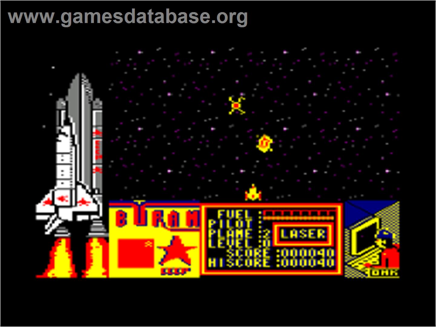 Buran - Amstrad CPC - Artwork - In Game