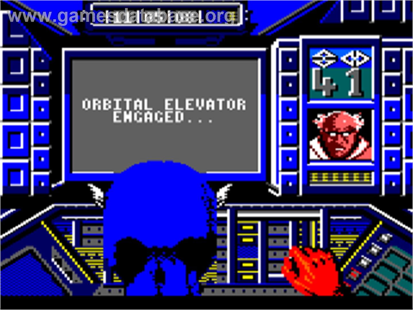 Captain America Defies the Doom Tube - Amstrad CPC - Artwork - In Game