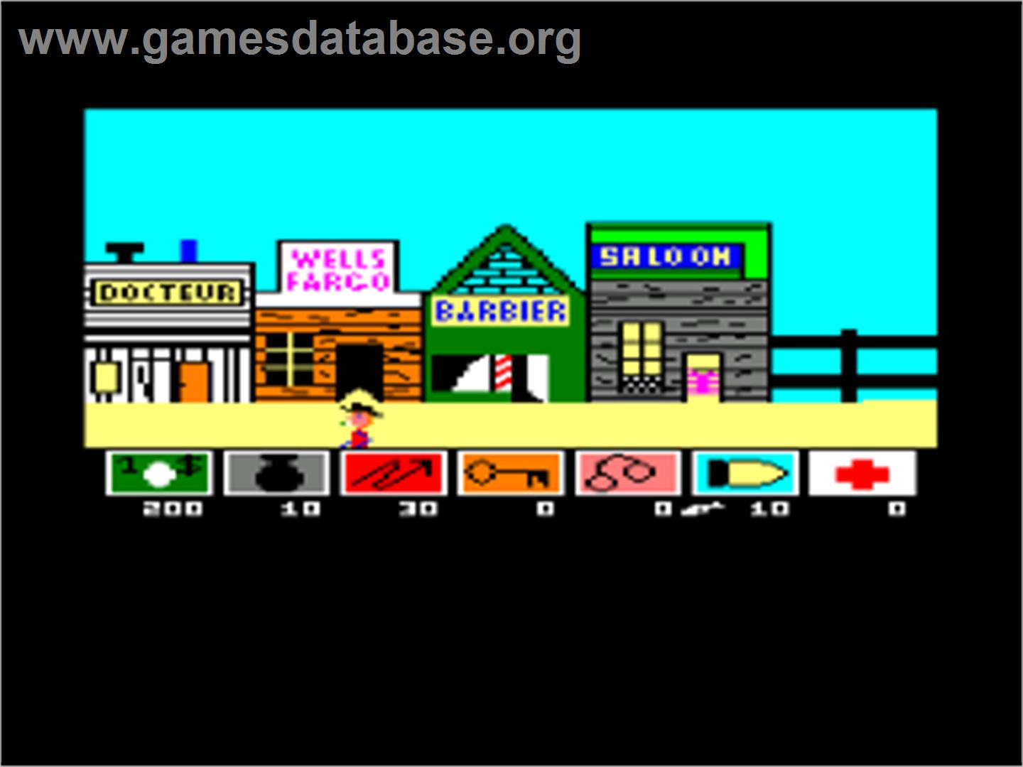 Carson City - Amstrad CPC - Artwork - In Game