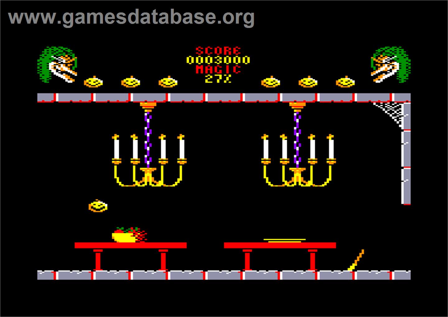 Cauldron 2 - The Pumpkin Strikes Back - Amstrad CPC - Artwork - In Game