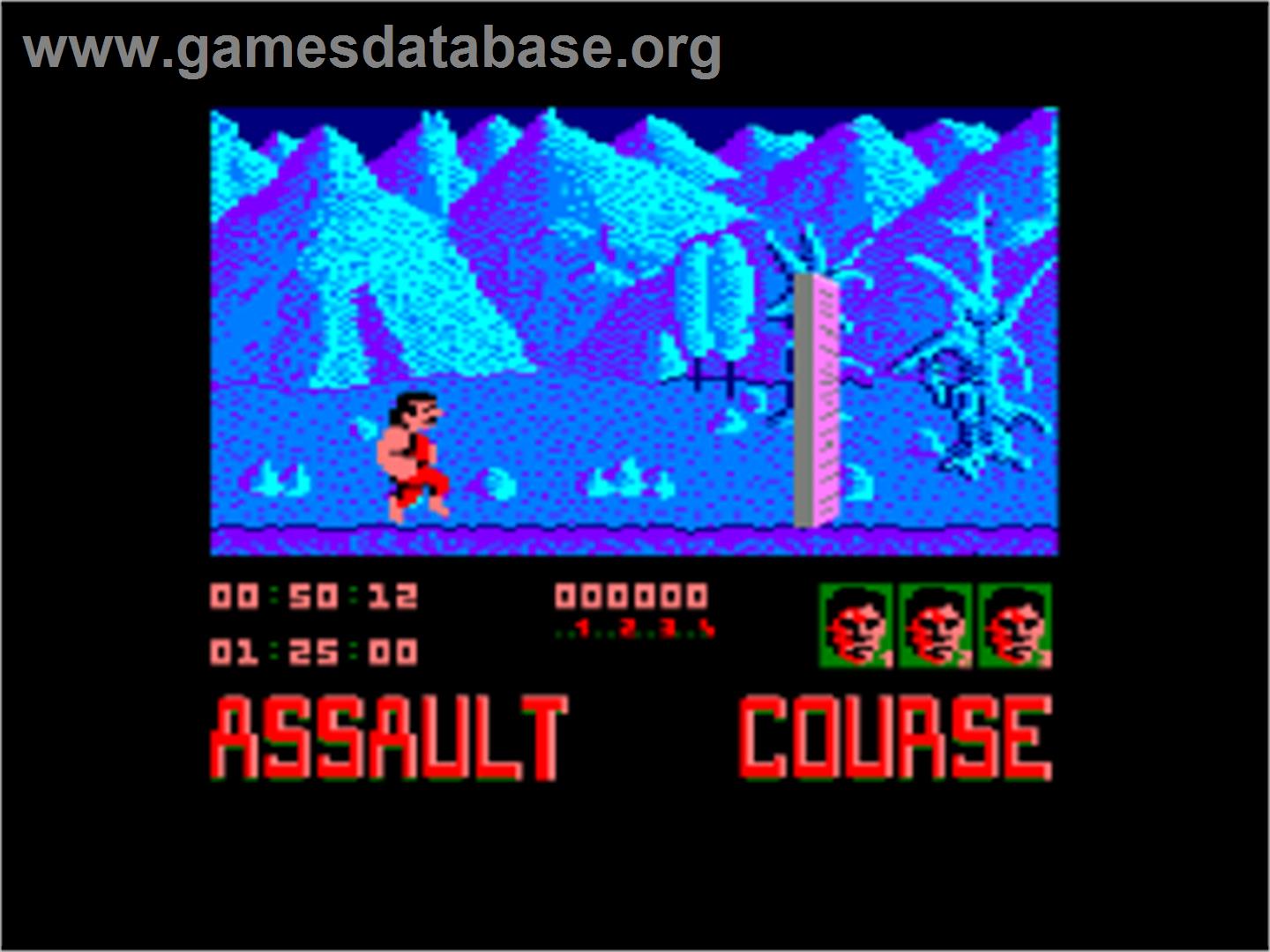 Combat Course - Amstrad CPC - Artwork - In Game