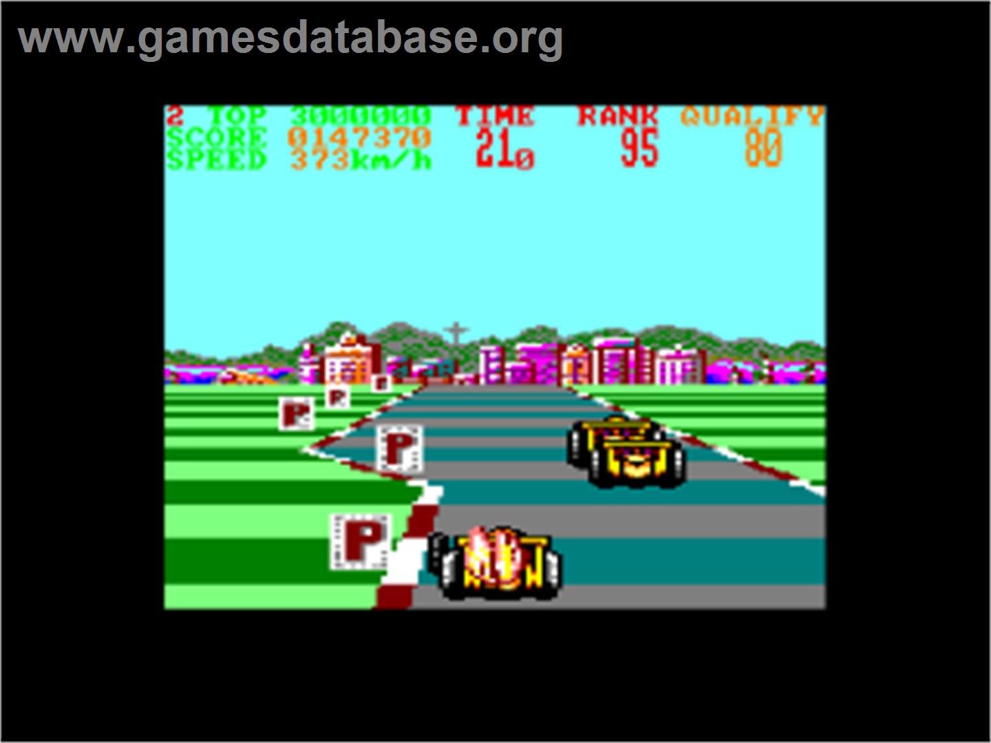 Continental Circus - Amstrad CPC - Artwork - In Game