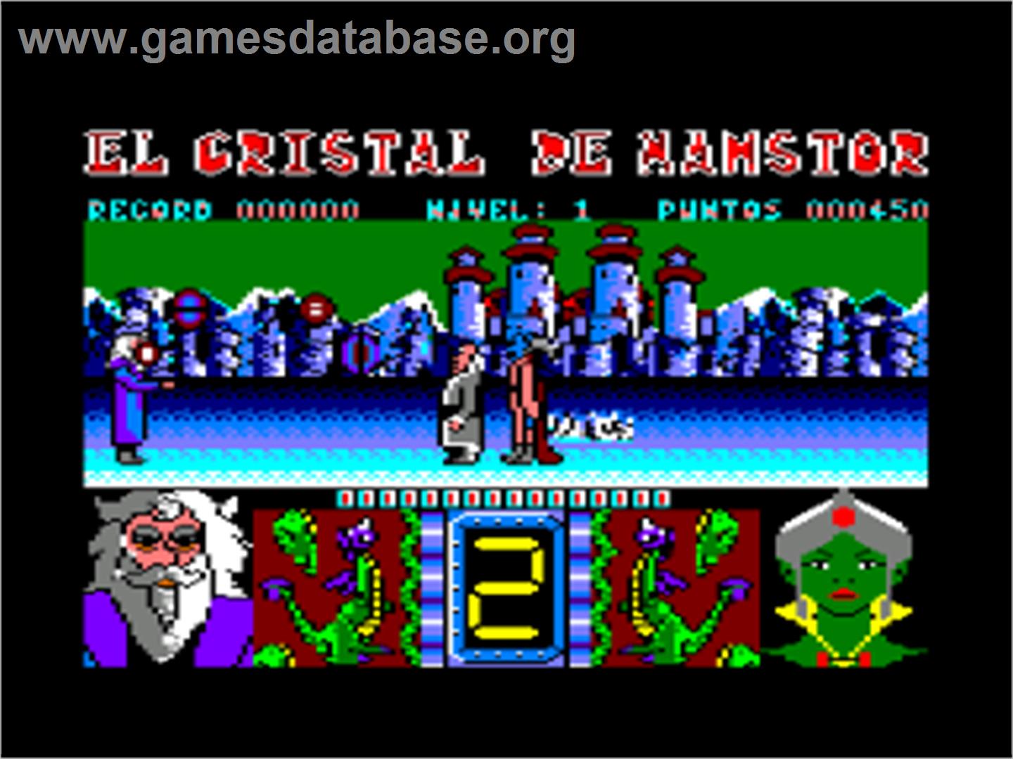 Corona Mágica - Amstrad CPC - Artwork - In Game
