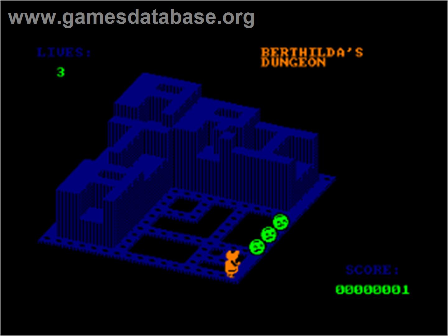 Crystal Castles - Amstrad CPC - Artwork - In Game