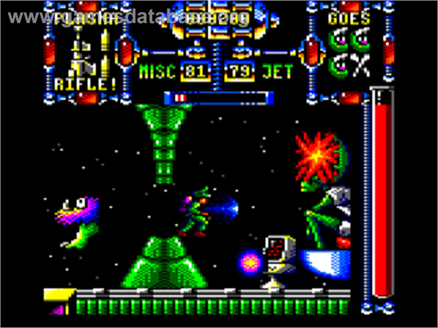 Dan Dare 3: The Escape - Amstrad CPC - Artwork - In Game