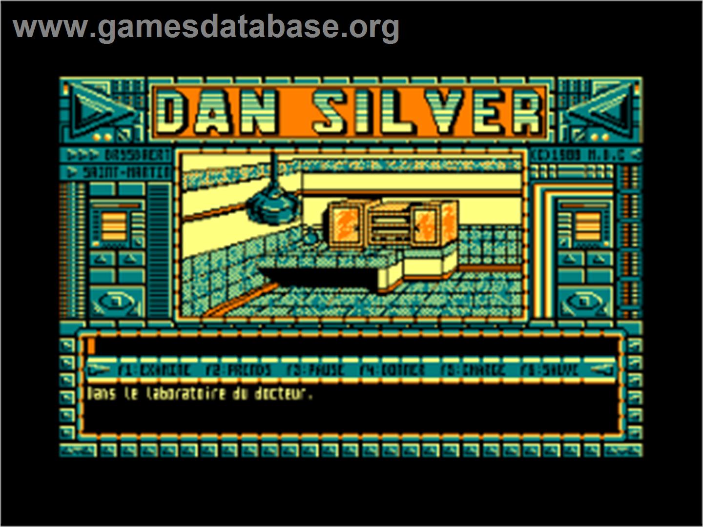 Dan Silver - Le Dernier Espoir - Amstrad CPC - Artwork - In Game