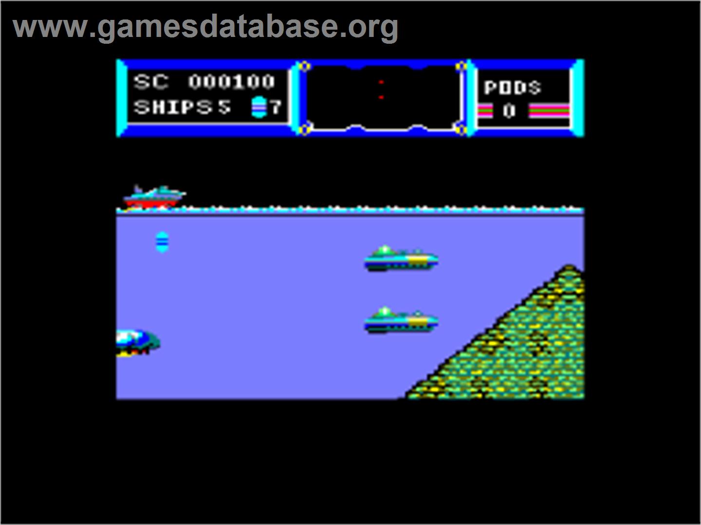 Deep, The - Amstrad CPC - Artwork - In Game