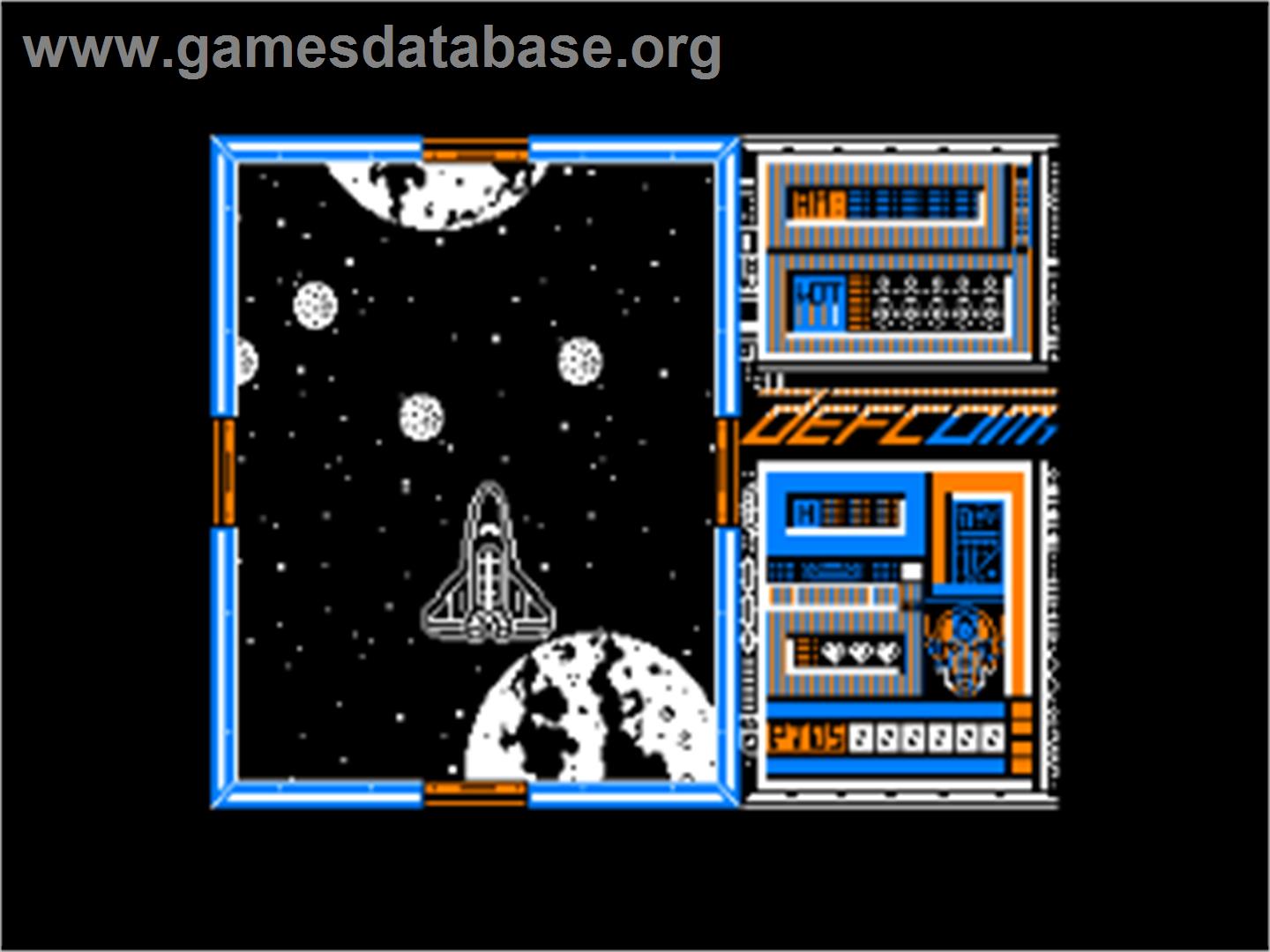 Defcom 1 - Amstrad CPC - Artwork - In Game