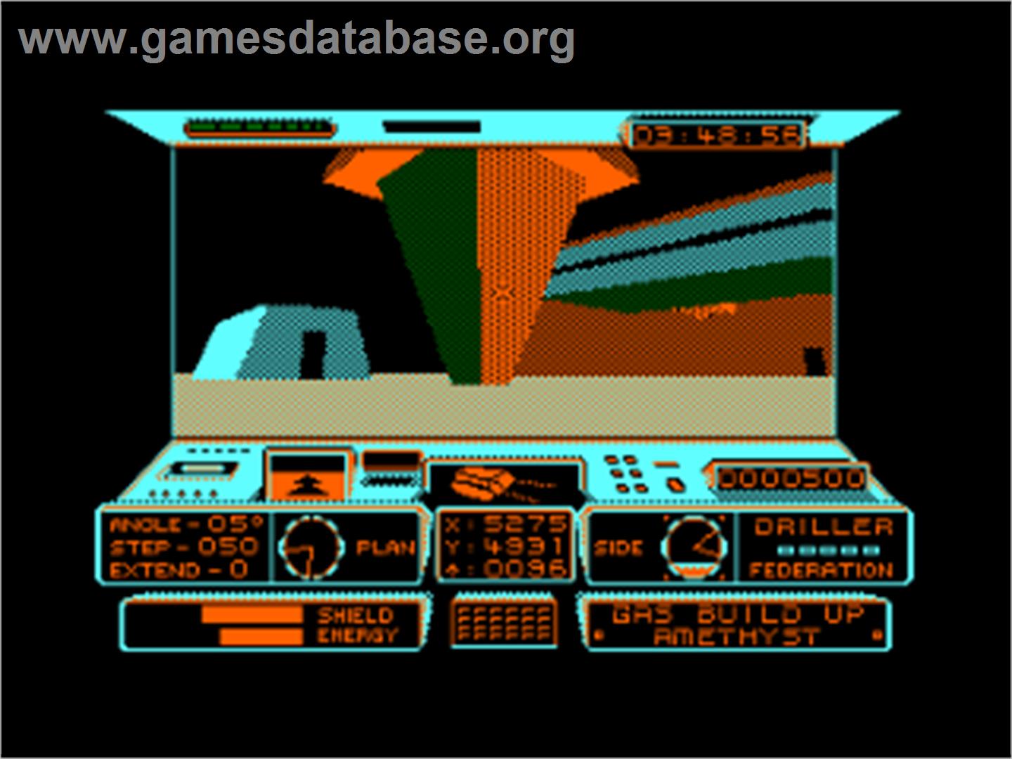Driller - Amstrad CPC - Artwork - In Game