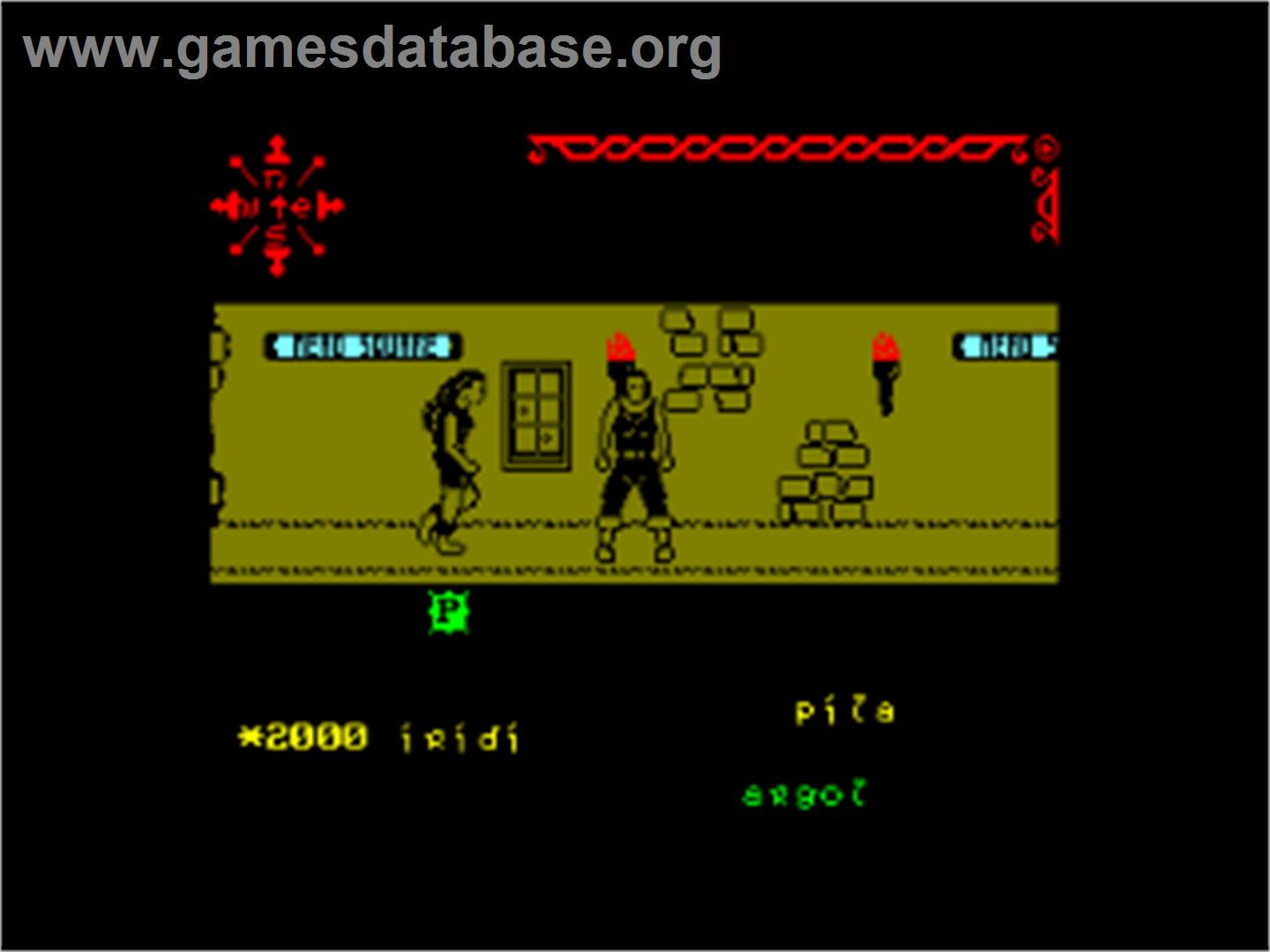 Dun Darach - Amstrad CPC - Artwork - In Game