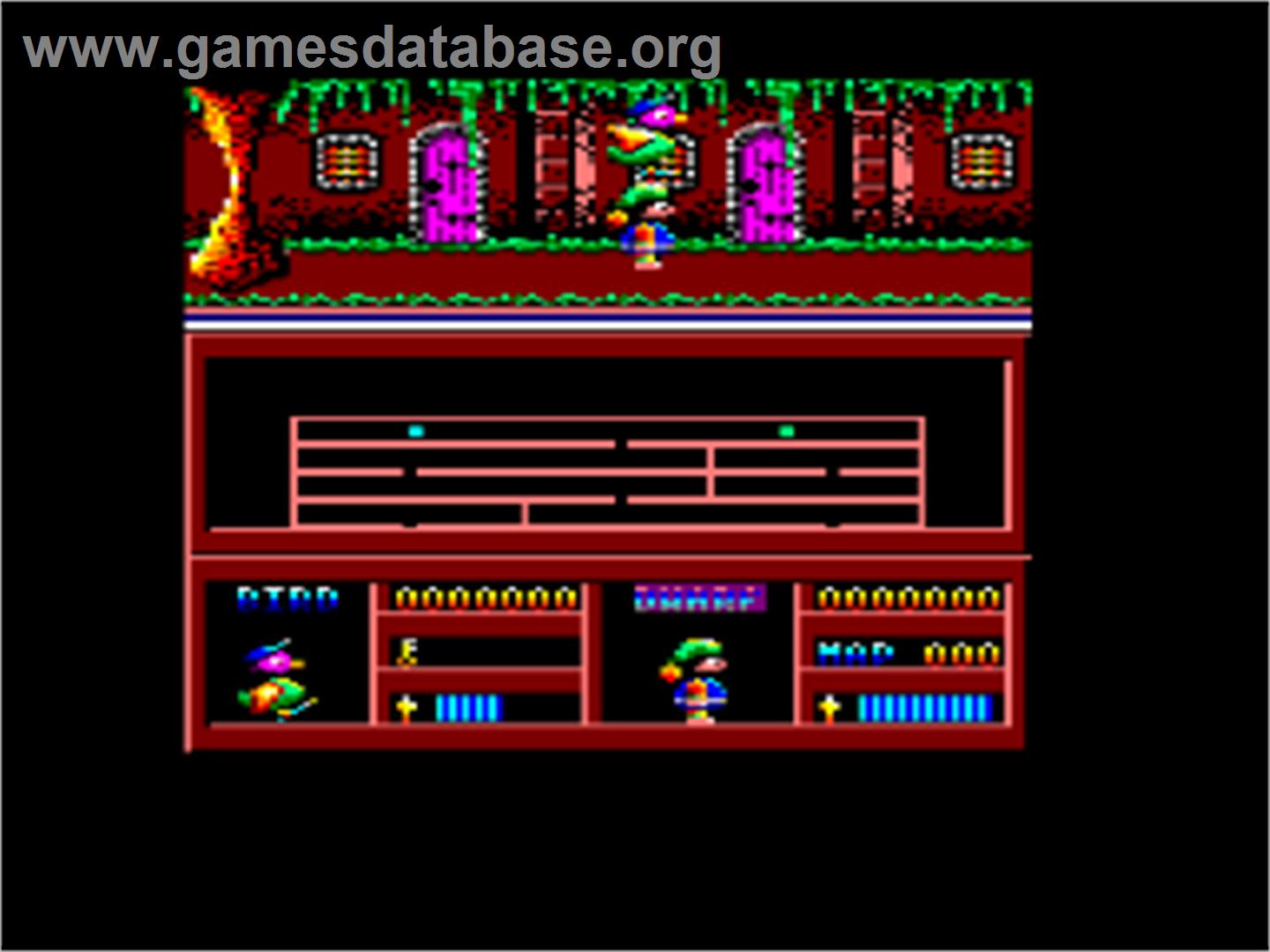 Dynamite Dan II: Dr. Blitzen and the Islands of Arcanum - Amstrad CPC - Artwork - In Game