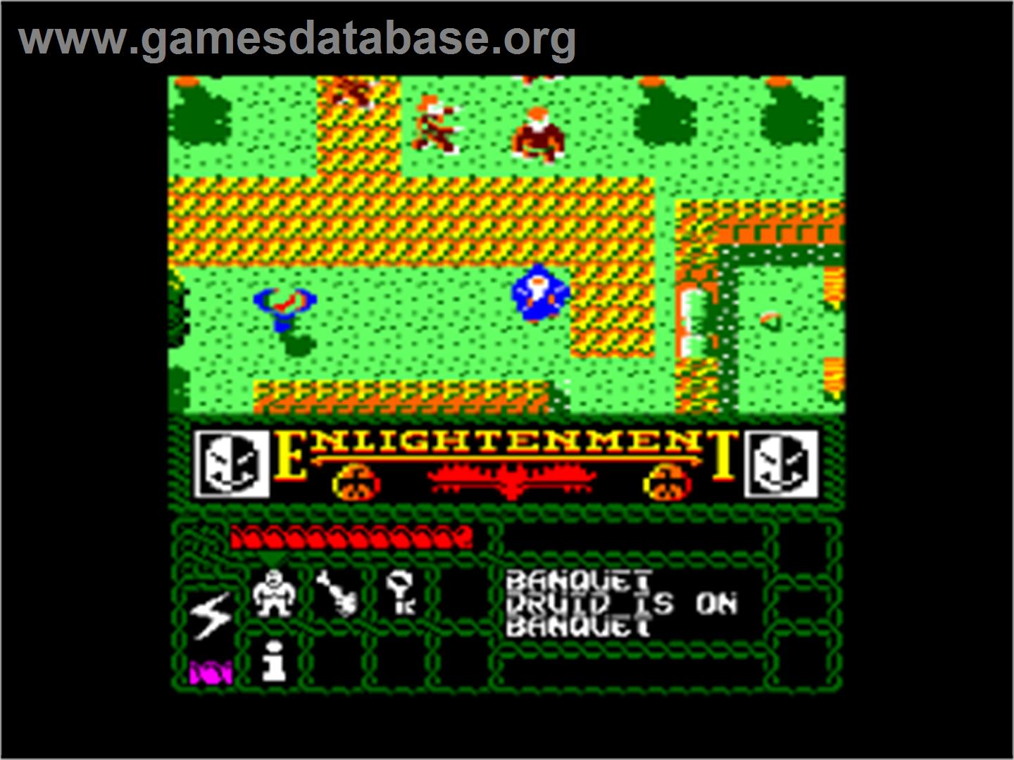 Enlightenment - Druid 2 - Amstrad CPC - Artwork - In Game