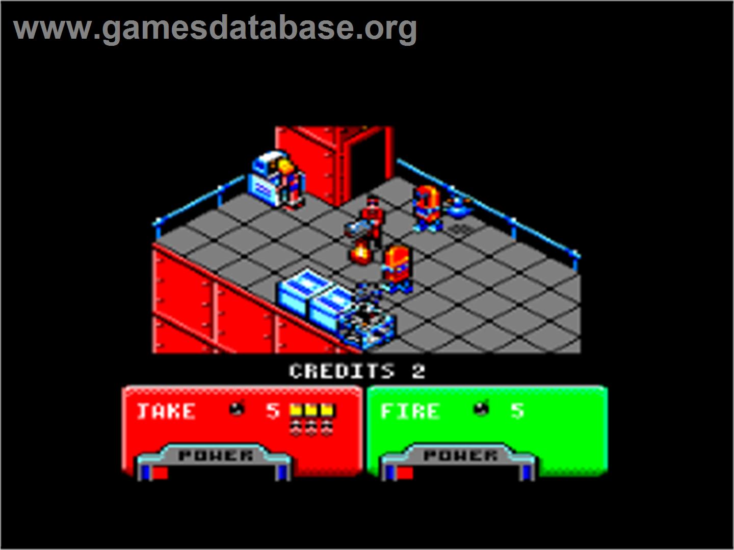 Escape from the Planet of the Robot Monsters - Amstrad CPC - Artwork - In Game