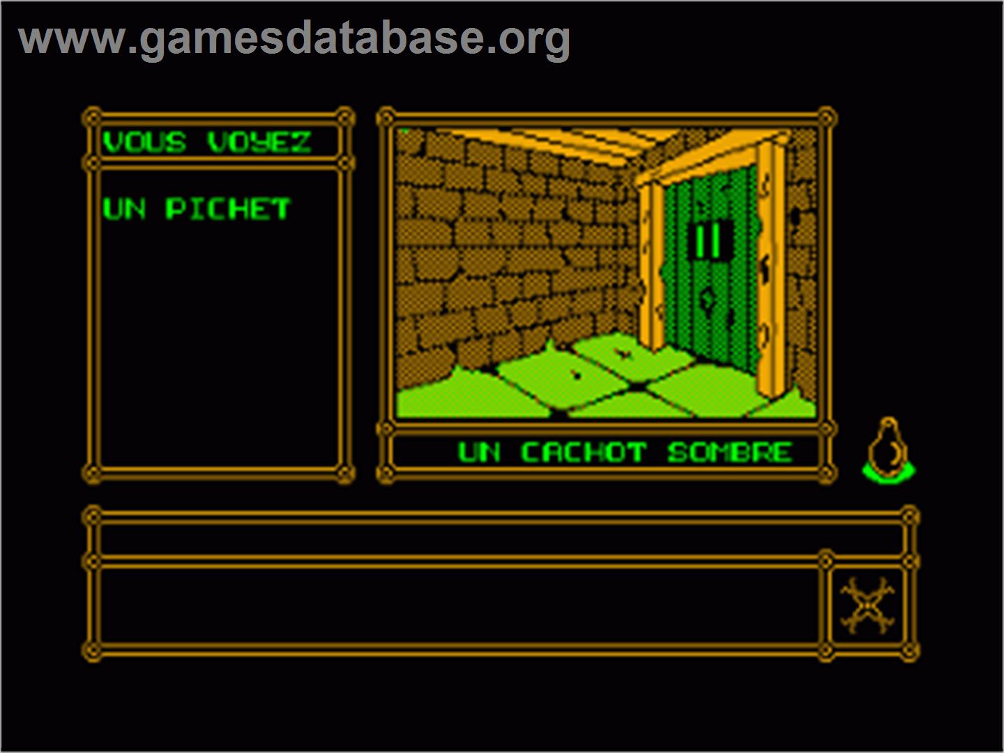 Evasion - Amstrad CPC - Artwork - In Game