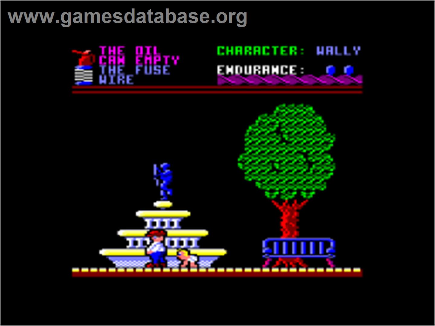 Everyone's A Wally - Amstrad CPC - Artwork - In Game