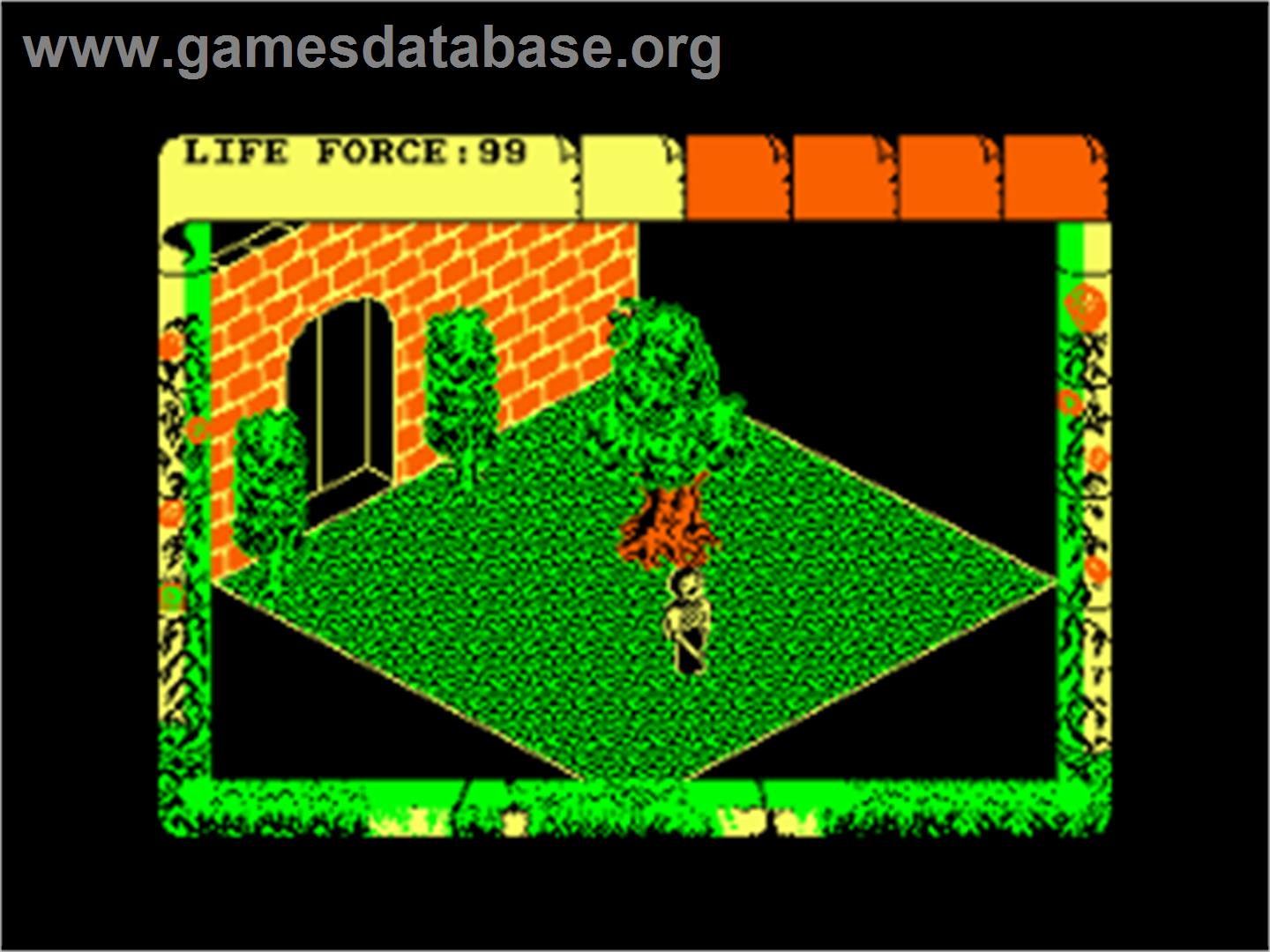 Fairlight 2 - Amstrad CPC - Artwork - In Game