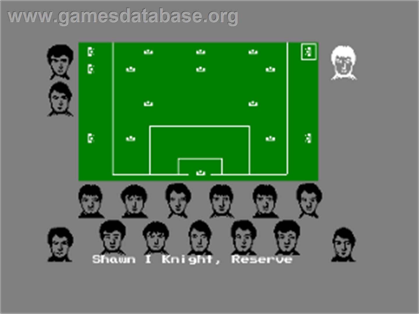 Football Manager 3 - Amstrad CPC - Artwork - In Game