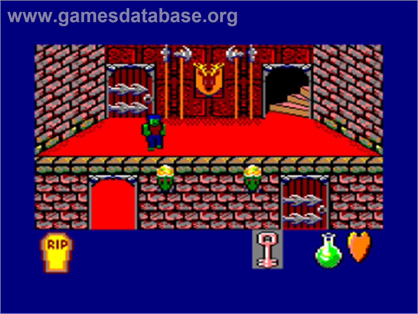Frankenstein Jnr. - Amstrad CPC - Artwork - In Game
