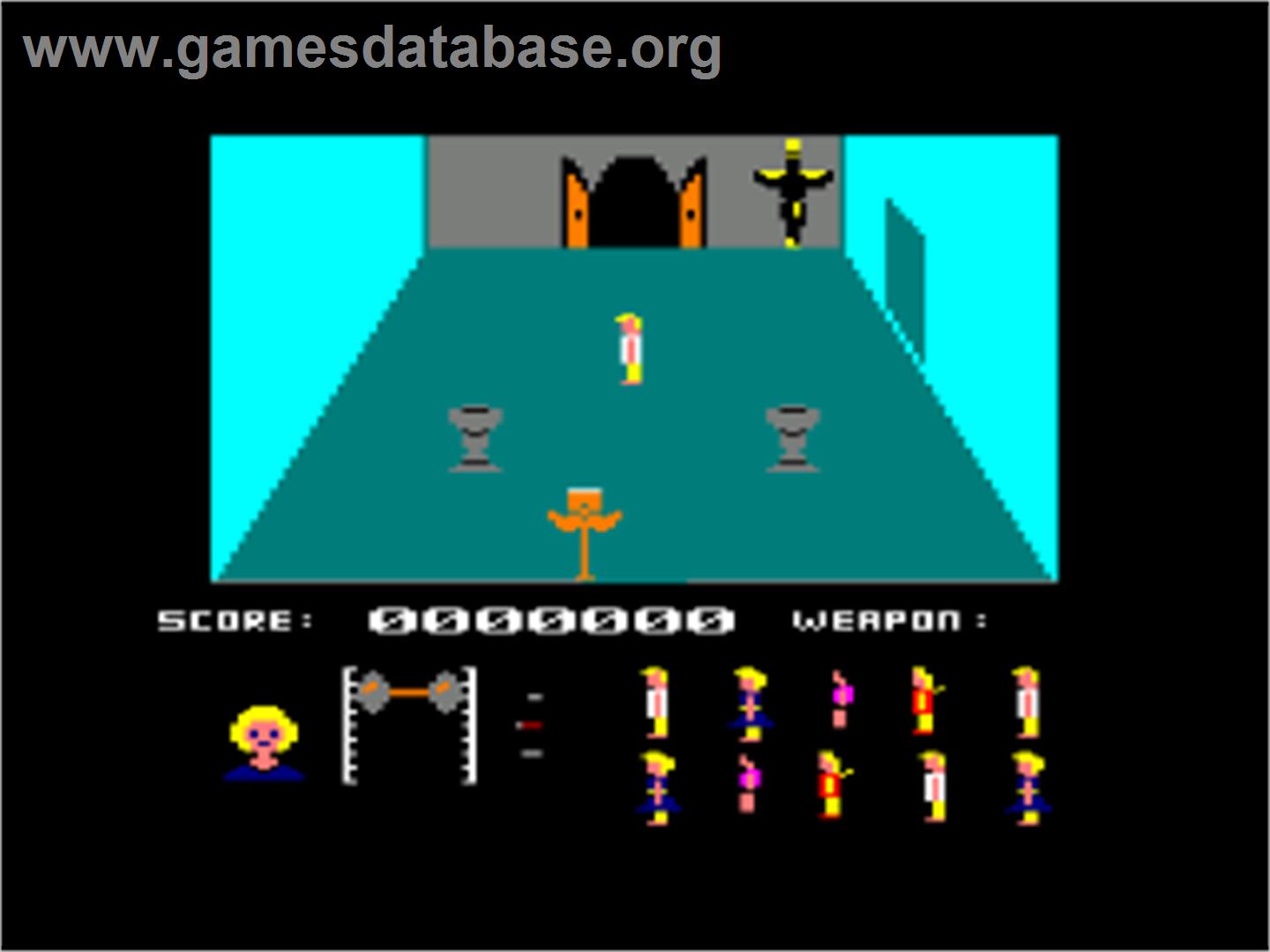 Friday the 13th - Amstrad CPC - Artwork - In Game