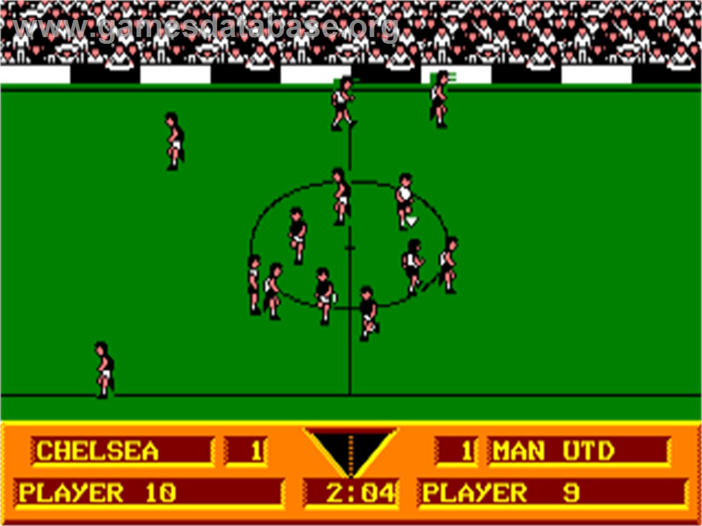 Gazza's Super Soccer - Amstrad CPC - Artwork - In Game