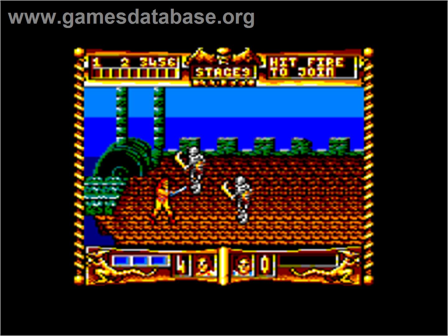 Golden Axe - Amstrad CPC - Artwork - In Game