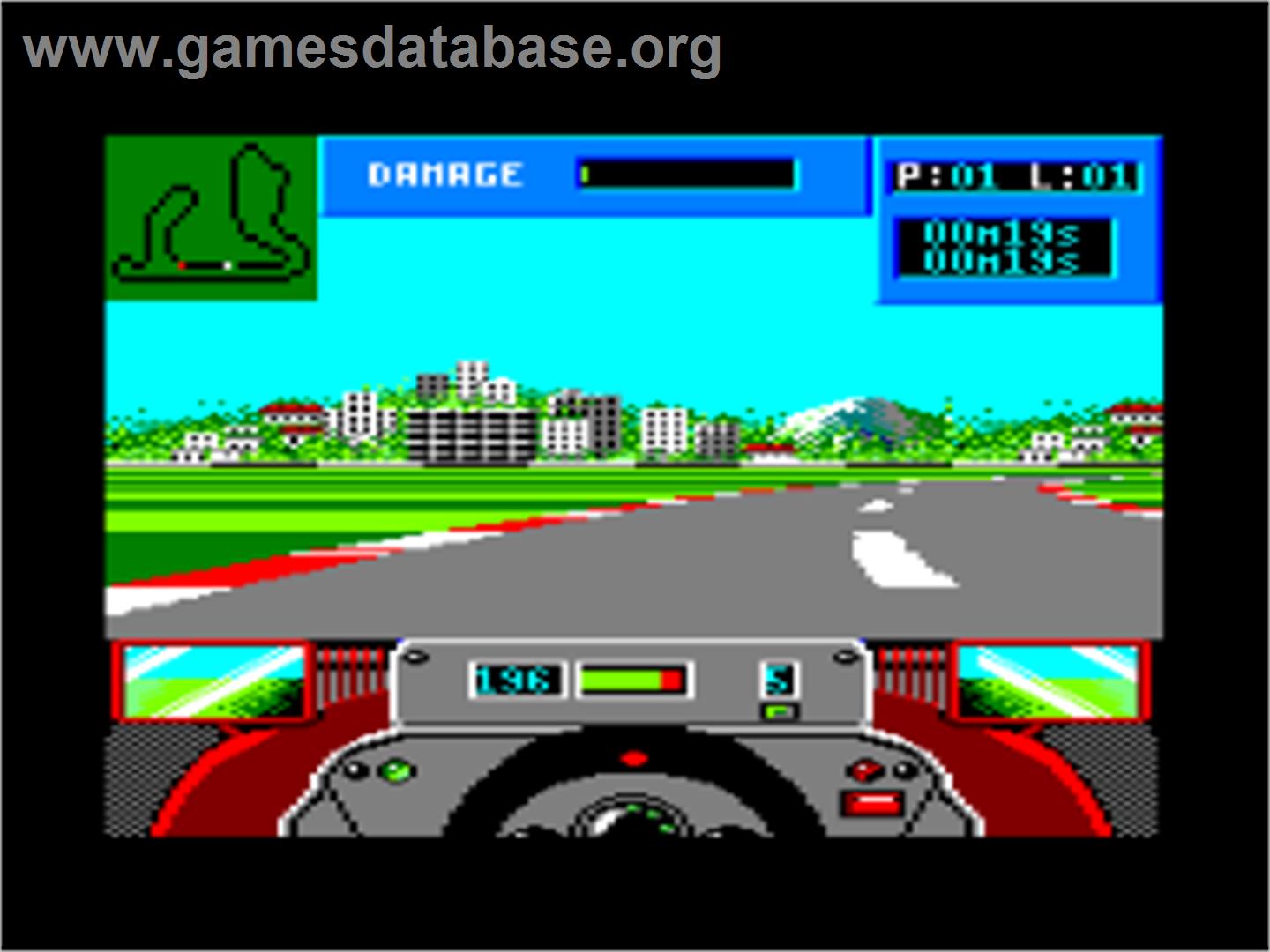 Grand Prix Circuit - Amstrad CPC - Artwork - In Game