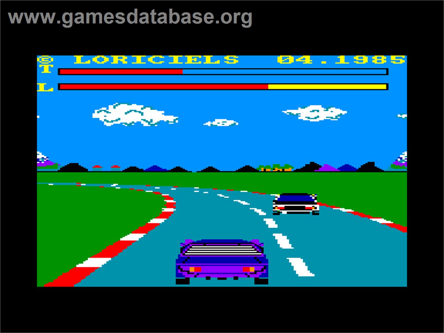 Grand Prix Rally II - Amstrad CPC - Artwork - In Game